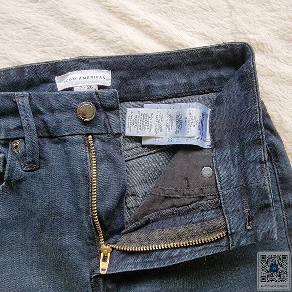 Good American Curvy High Rise Skinny Leg Jeans - Picture 4 of 5